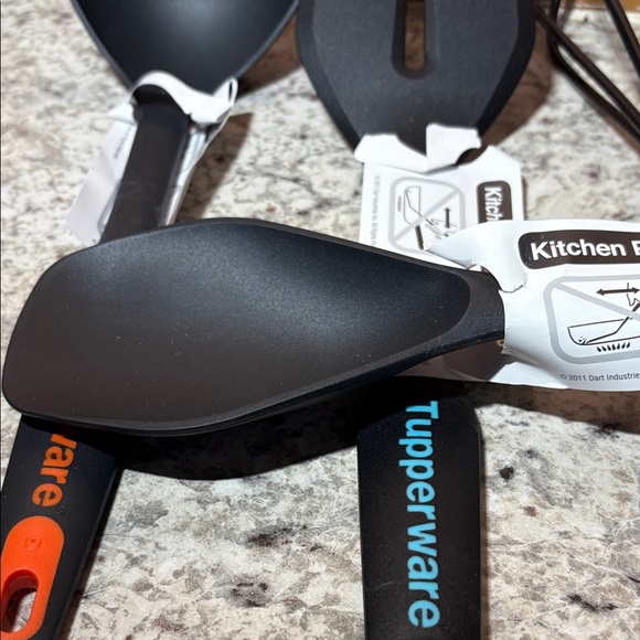 Tupperware Utensil Set with Black and Colorful Handles - Picture 4 of 6